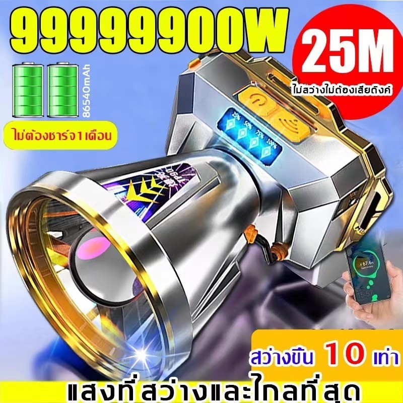 CRX ไฟฉายคาดหัว แท้ led แรงสูง ส่องแสงระยะ5KM ไฟคาดหัว ไฟฉายแรงสูง ไฟส่องกบ ไฟส่องสัตว์ TP-90