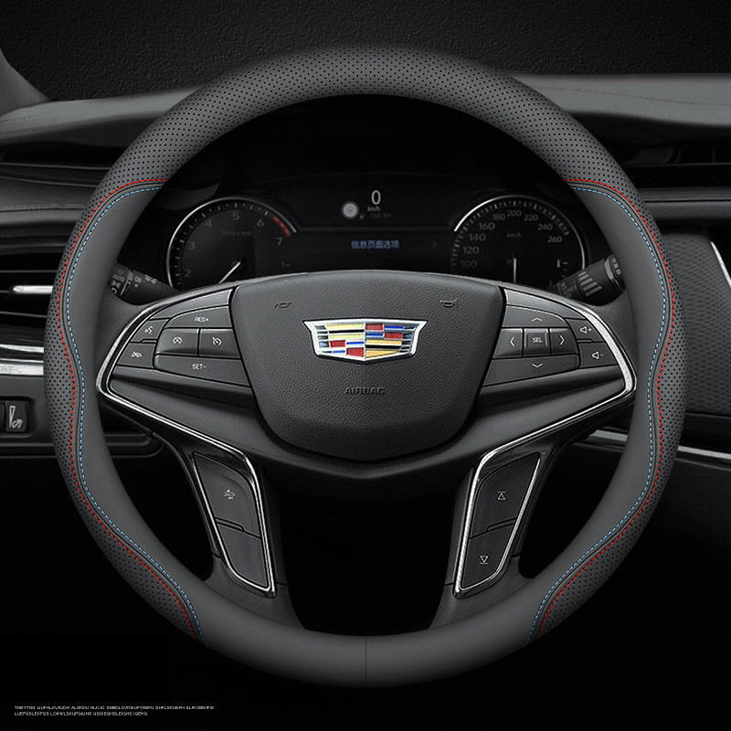 Nappa หนังพวงมาลัยรถสําหรับ cadillac ats cs srx xts ct4 ct5 ct6 LYRIQ sls xt4 xt5 xt6 chryser 300 pt