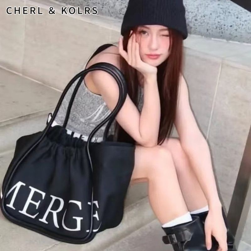 C&k Womens Shoulder Tote Bag Fashion Letter Design Large Capacity Daily Matching