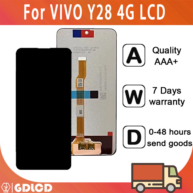 Y28 จอแสดงผลสําหรับ Vivo Y28 4G V2352 จอแสดงผล LCD หน้าจอสัมผัส Digitizer