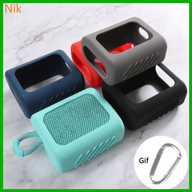 บ.น.ค.ศ. กระเป๋าเดินทางกระเป๋าซิลิโคนกันกระแทกสําหรับ GO 3 GO3 Speaker Dust-proof he