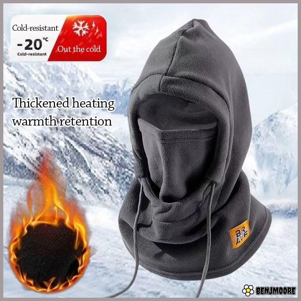 เบนโจเร ไหมพรม หมวกฤดูหนาว,หนาตุ๊กตาคออุ่น,ฤดูหนาวป้องกันหูขี่จักรยานอุ่นคอปกอุ่นสําหรับผู้ชายผู้หญิง