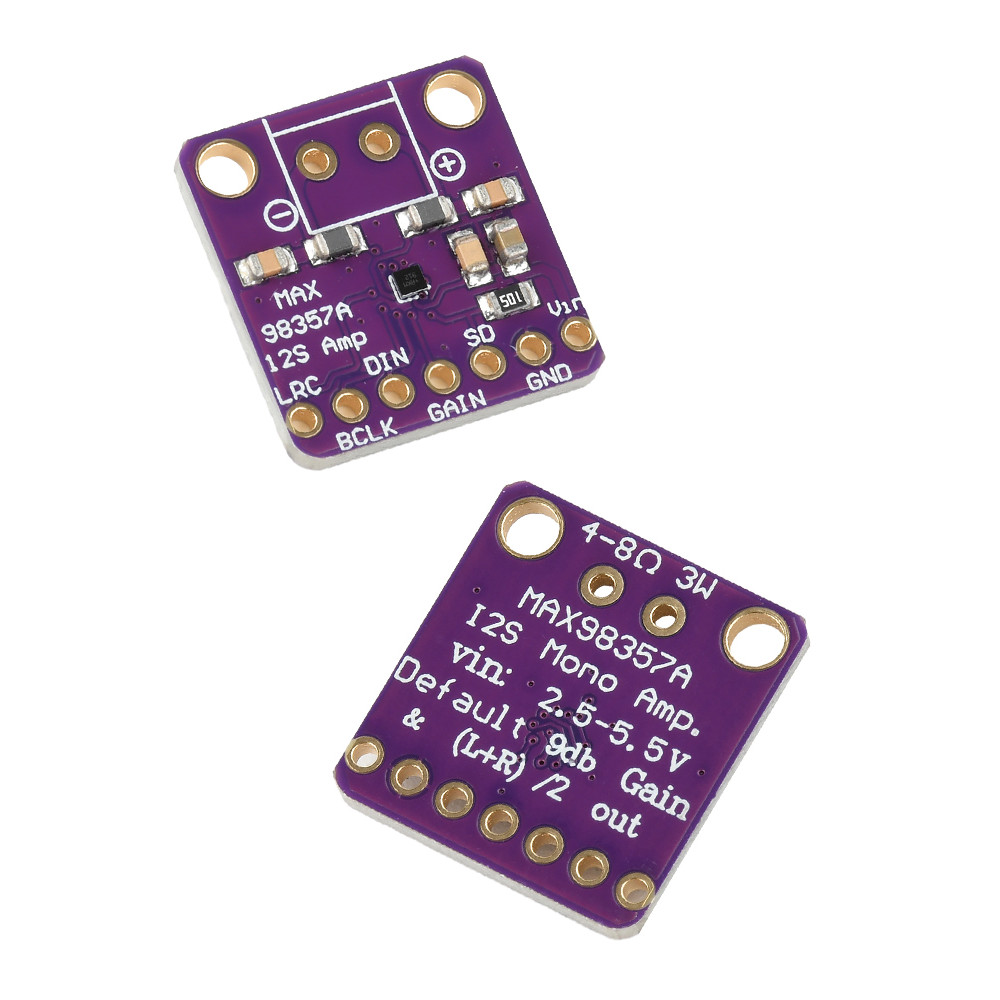 Diymore MAX98357 BGA I2S โมดูลเครื่องขยายเสียง/โมดูลเครื่องขยายเสียง Class D ไร้ตัวกรองรองรับ Raspberry Pi Esp32