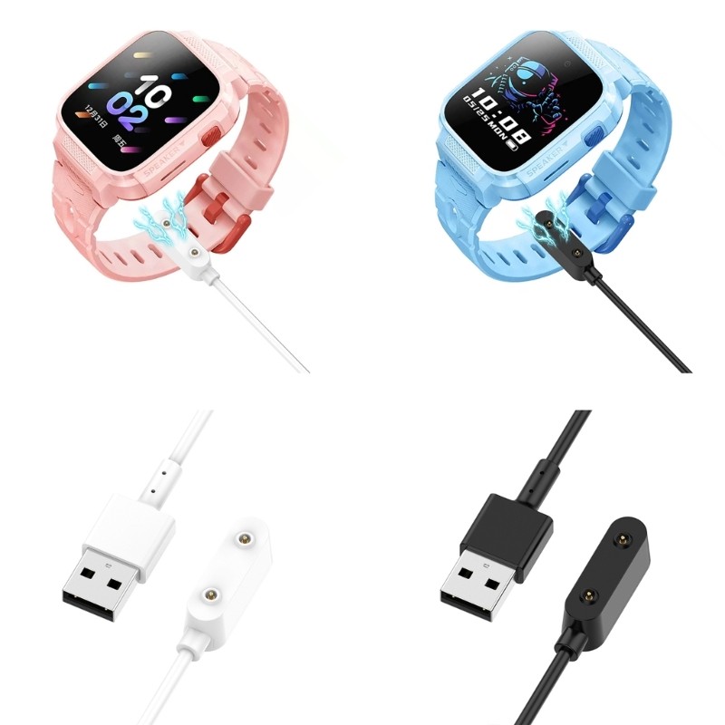 RR สายชาร์จ USB แม่เหล็กสําหรับ 7A T6C เด็กอะแดปเตอร์ชาร์จสมาร์ทวอทช์