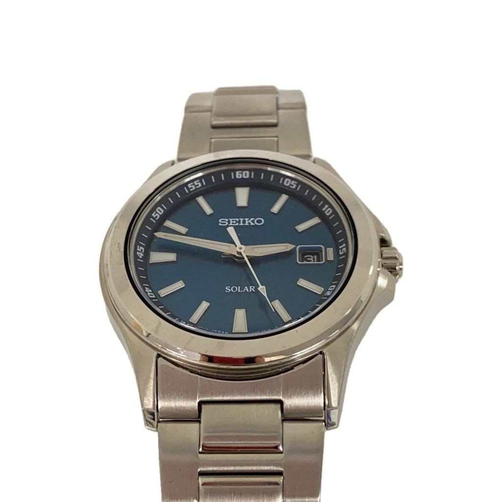 Seiko(ไซโก) SEIKO Men's Watch Analog Stainless Steel BLU SLV SS V147-0AR0 Direct from Japan Secondha