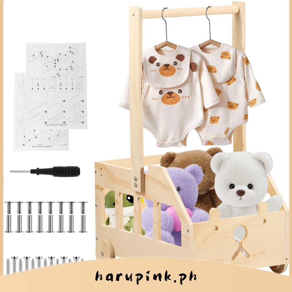 Wood Baby Shower Crate Closet Pretty Baby Shower Basket สําหรับผู้ปกครองใหม่ SHOPTKC0847