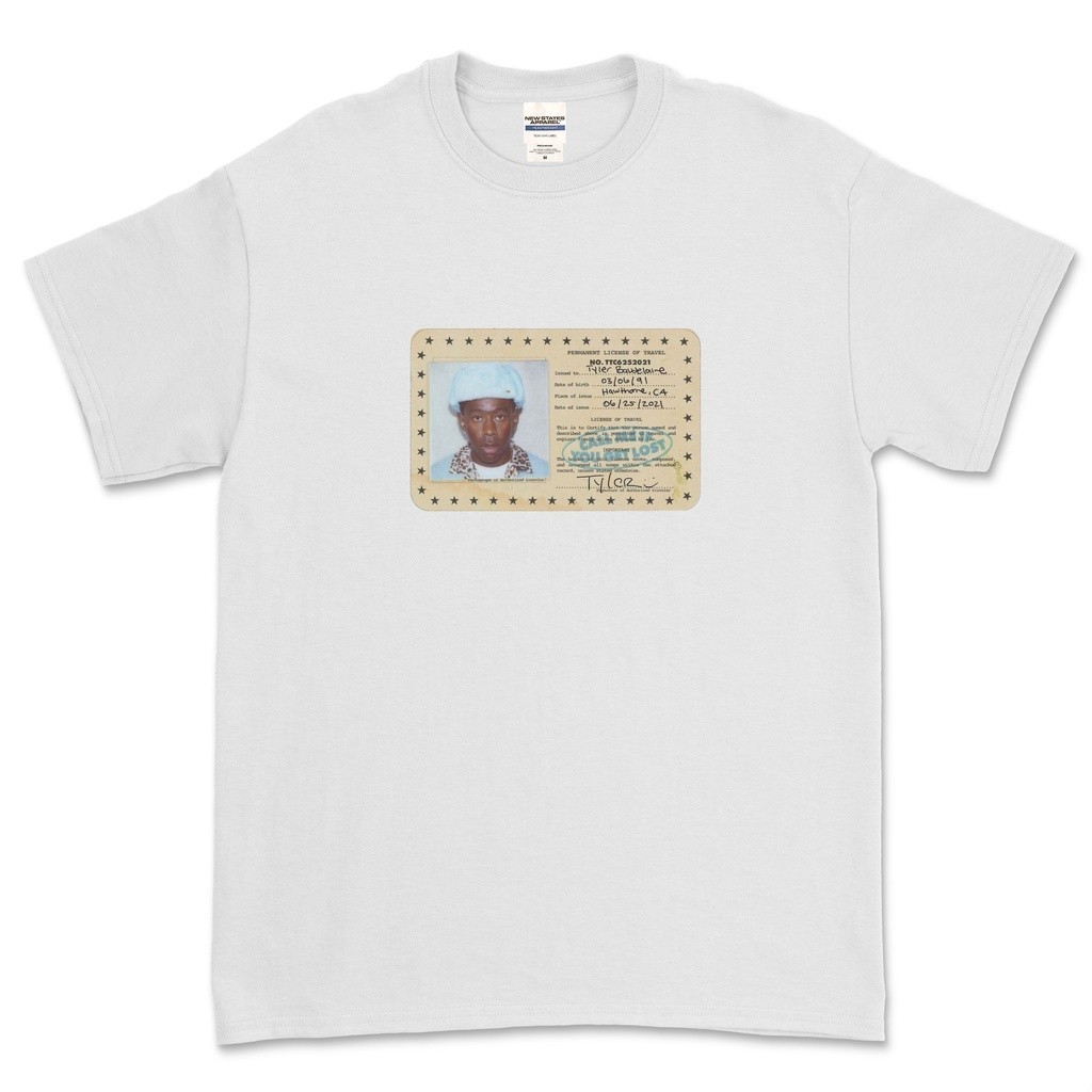 S-5XL[100% Cotton] เสื้อยืดพิมพ์ลายแฟชั่นเสื้อยืด พิมพ์ลาย Tyler THE CREATOR CALL ME IF YOU GET LOST