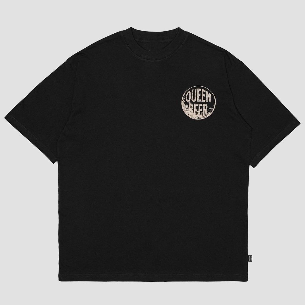 QueenBeer - เสื้อยืด Fritz Black