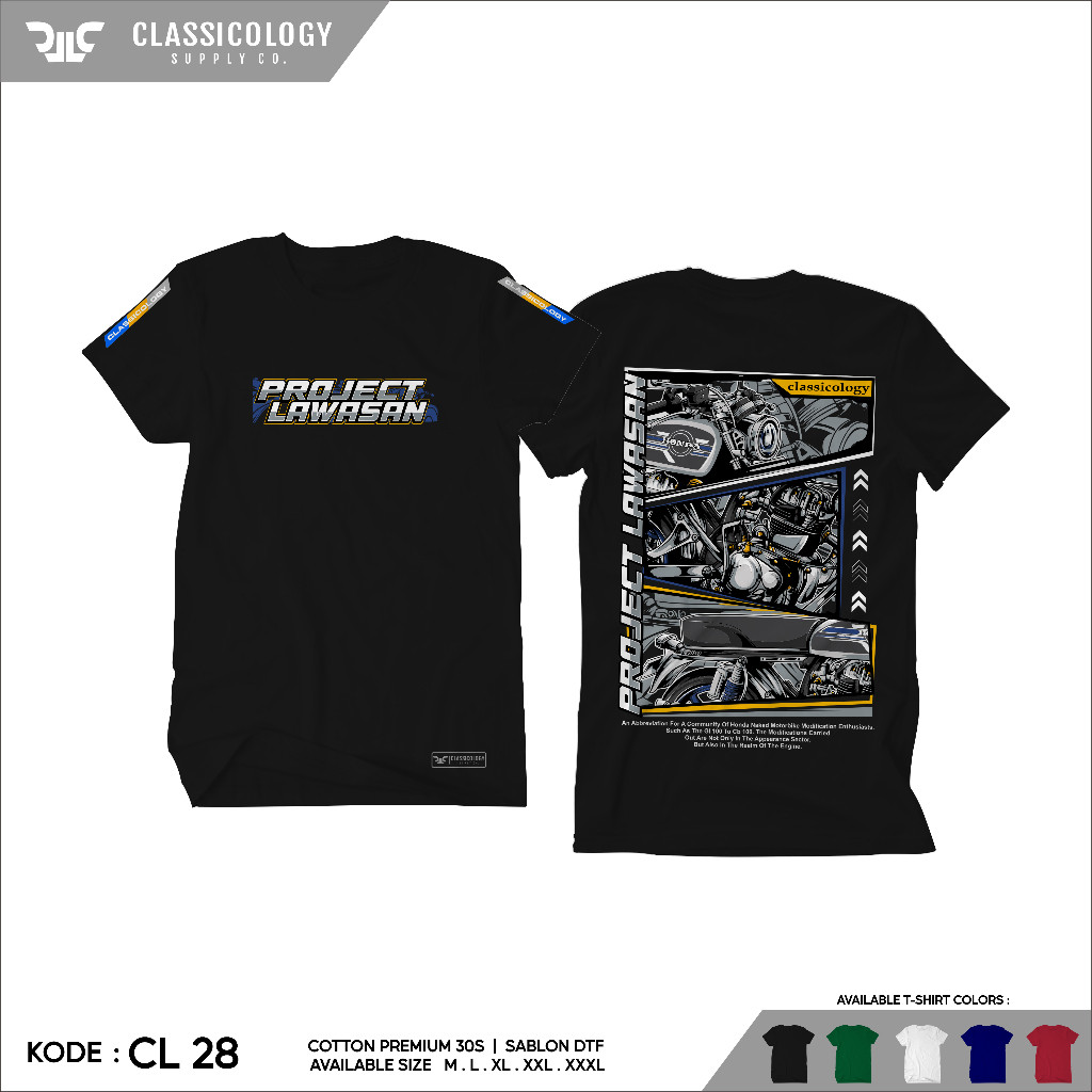 เสื้อ Racing Touring เสื้อยืด Honda Rosok Japan CL28