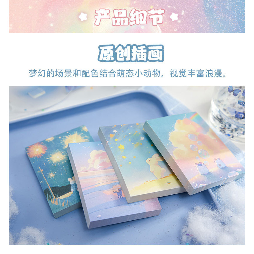 ไดลี่|80แผ่นเดิมภูมิทัศน์ สมุดบันทึก แฟนตาซีวาจาร์อินนักเรียนข้อความหมายเหตุ สมุดบันทึก การจัดสวนฐานวัสดุตกแต่งหมายเหตุหมายเหตุหมายเหตุหมายเหตุหมายเหตุ