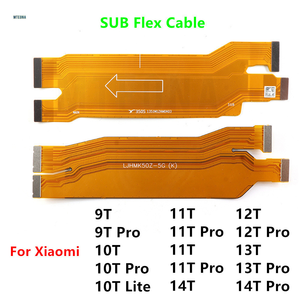 สําหรับ Xiaomi 11T 12T 13T 10T 9T 14T Pro Lite 5G หลักเปลี่ยน Connector ซ่อม SUB เมนบอร์ด Flex สายอะ