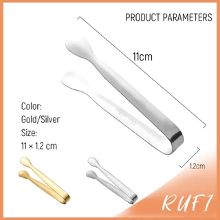 RUFI ที่คีบน้ําแข็ง สเตนเลส SizeMiNi คีบน้ําตาล ขนมหวาน ขนาดเล็กถนัดมือ 1ชิ้น พร้อมส่งในไทย Ice clip