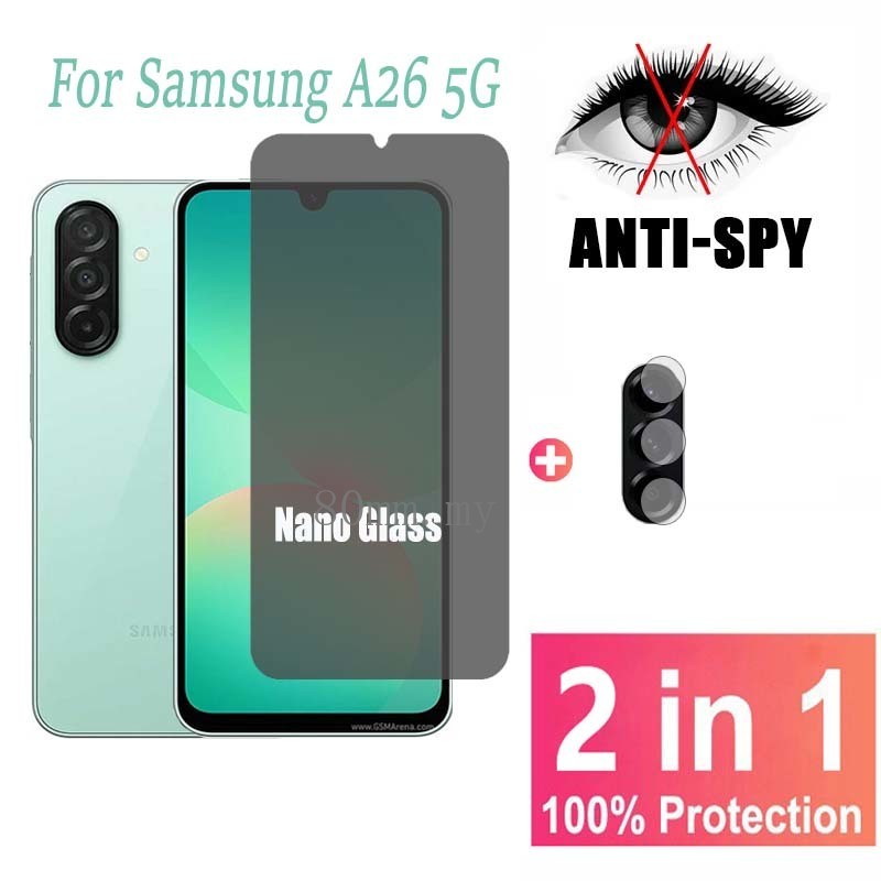 ฟิล์ม Samsung A26 5G ฟิล์มกันรอยสำหรับ Samsung Galaxy A26 A56 A36 A55 A54 A53 A52 A51 A52S 5G ฟิล์มก