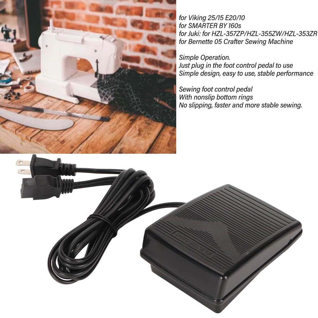 [EPAY] จักรเย็บผ้าเท้าเหยียบพร้อมสายไฟสําหรับนักร้อง M3220 2277 MX60 M2100 สําหรับ HZL 358ZR