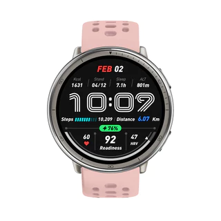 สายรัดซิลิโคนอ่อนที่ระบายอากาศได้สำหรับ Amazfit Active 2 / Active 2 Square / Active 3 Premium
