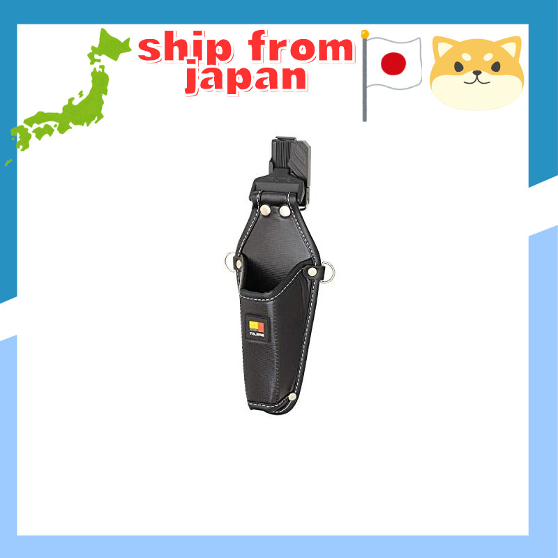 Tajima Safety System Detachable Tool Holder for Pendura (1 Pocket) - Water-Resistant High-Density Nylon SFKSN-P1PD. Easy to detach and attach, can be added to the belt later. Simple to reorganize waist tools. Select and attach only the tools you need. Red