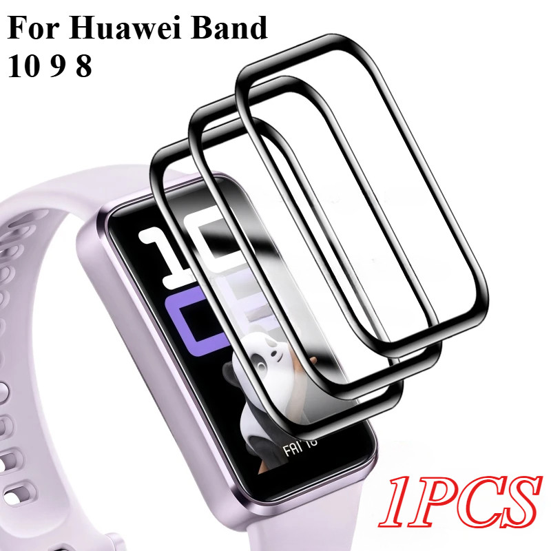 1PCS หน้าจอโค้ง Protector ครอบคลุมเต็มรูปแบบ 3D ฟิล์มป้องกันสําหรับ Huawei Band 11 pro 10 9 8 Fit3 อุปกรณ์เสริม