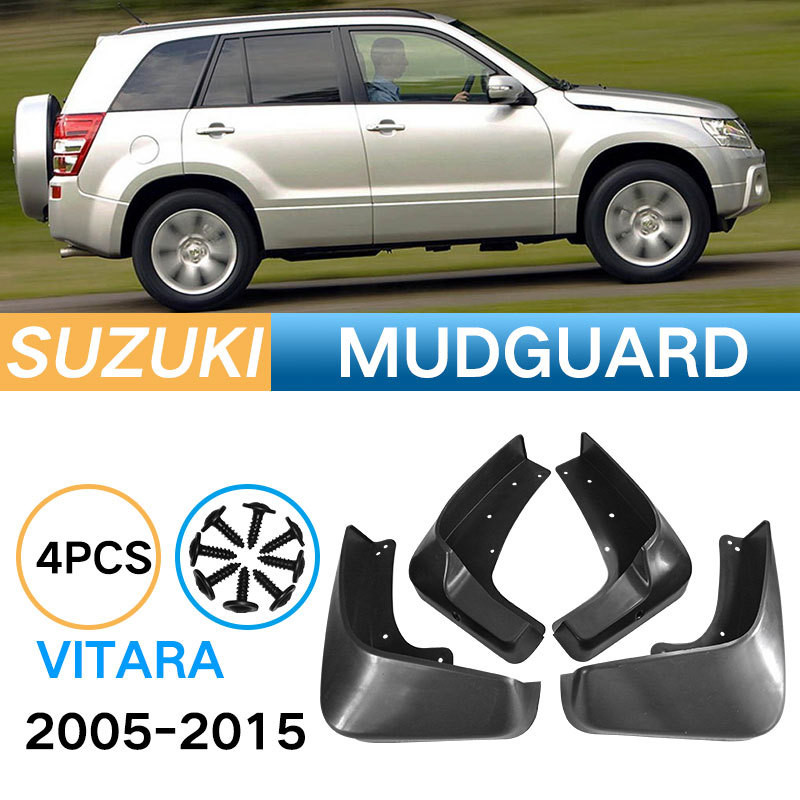 เหมาะสําหรับ 05-15 Old Suzuki VITARA VITARA ยางรถ Soft Mudguard Piwa