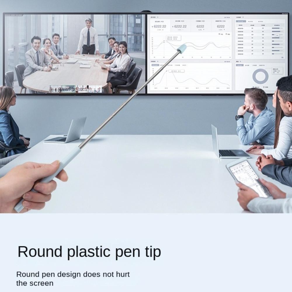 ยัน1 ปากกาตัวชี้ไวท์บอร์ด,ไม้การเรียนการสอนสแตนเลสแบบยืดหดได้,มือถือมัลติฟังก์ชั่ไม่หน้าจอสัมผัสไวท์บอร์ดแท่งนําเสนอเครื - รูปที่ 3