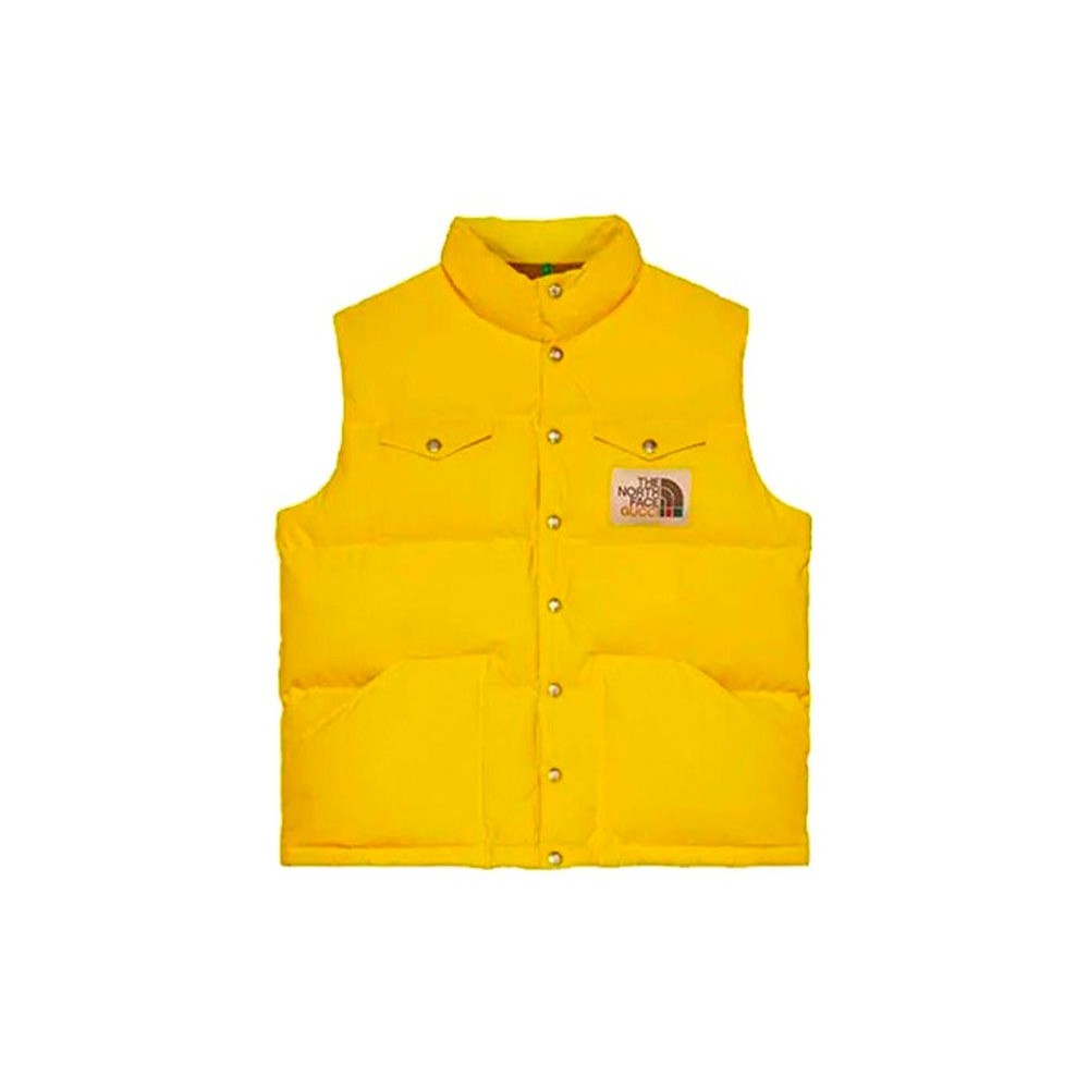GUCCI x The North Face Nylon Vest Yellow Unused