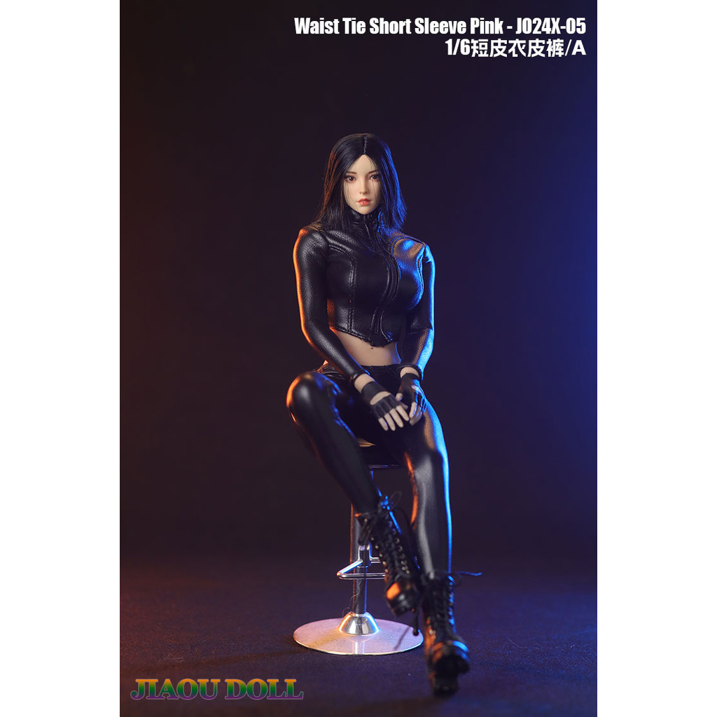 [ข้อเสนอพิเศษ] พร้อมสต็อก JIAOU DOLL 1/6 ทหารเซ็กซี่แจ็คเก็ตหนังกางเกง JO24X-04 เหมาะสําหรับร่างกายห