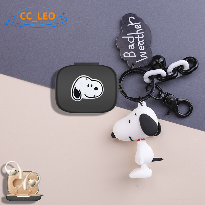 Suitable for Honor EarBuds Open Case Cute Keychain Silicone Soft Case Honor EarBuds Open Shockproof 