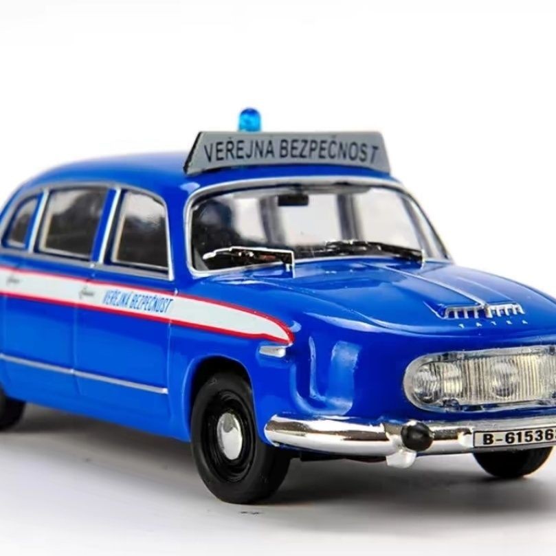 1/43 รถโลหะผสม Tatra 603 Tatra Tow รถตํารวจรุ่นคลาสสิก Retro รถของเล่นเครื่องประดับ Out of พิมพ์รถรุ