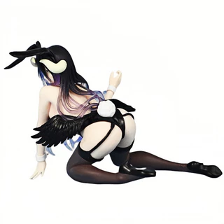 ฟิกเกอร์อนิเมะนเรศวรเดสก์ท็อปขนาด 10 ซม. Albedo Bunny Ver. คอลเลกชันรูปการกระทําพีวีซีรุ่นผู้ใหญ่ของเล่นแฟนเพื่อนของขวัญวันเกิด