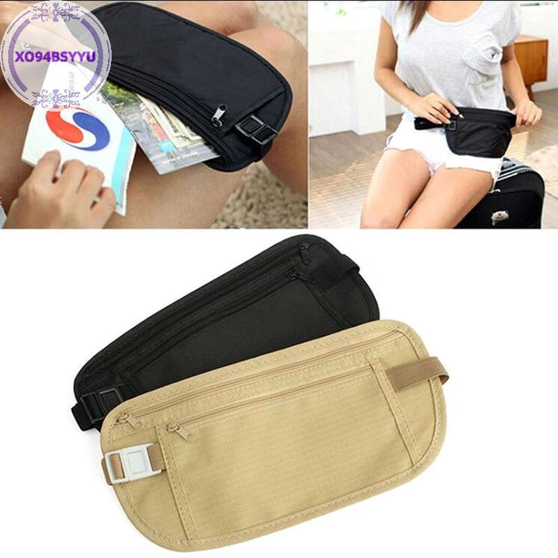 Xo94bsyyu Travel Money Belt Hidden เอว Security Wallet Bag Passport Pouch ID Holder
 วีเอ็น