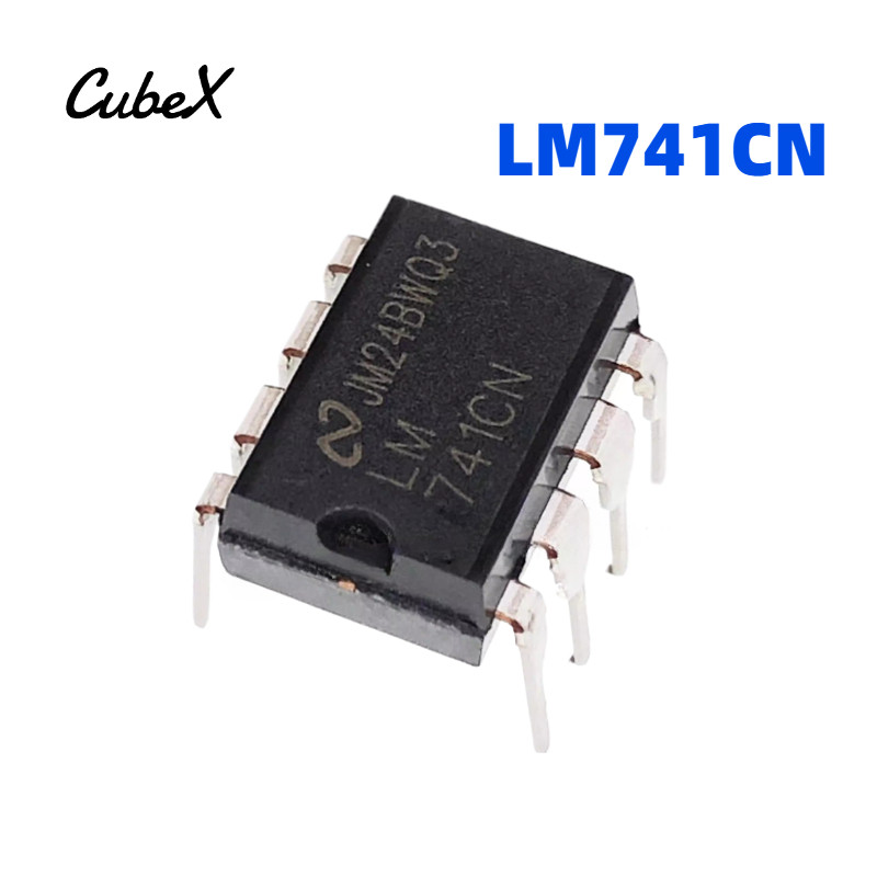 5/10 ชิ้นเดิม LM741CN ทั่วไป-วัตถุประสงค์ Op-Amp IC การชดเชยความถี่ภายใน DIP-8