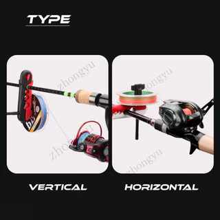 แบบพกพาสายตกปลา Winder Reel Fishing Line Spooler สําหรับเครื่องมือสายตกปลา Rod ทุกประเภท