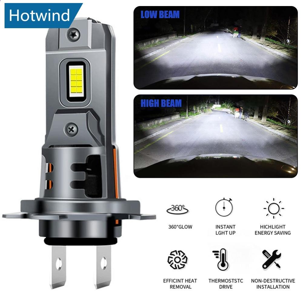 Hw H7 LED ไฟหน้าหลอดไฟ Mini 54W 11000LM 6000K CSP อลูมิเนียมสําหรับไฟหน้ารถ 12V รถยนต์ LED โคมไฟ N4Z