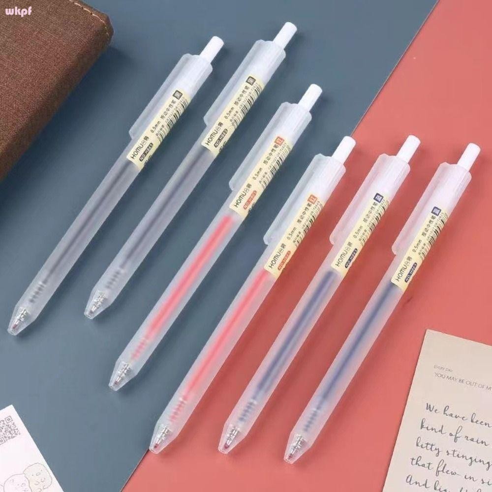 สัปดาห์893ปากกาเจล,กดประเภทสีดํา/สีฟ้า/สีแดงหมึกปากกาเป็นกลาง,ที่เรียบง่ายแห้งเร็ว0.5มิลลิเมตรหัวปากกาปากกาลายเซ็นนักเรียนทดสอบ