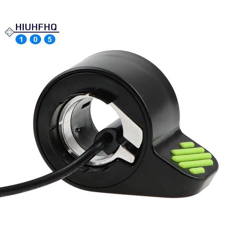 【Hiuhfhq106】คันเร่งสกูตเตอร์ไฟฟ้า แบบพับได้ สีดํา และสีเขียว 1 ชิ้น
