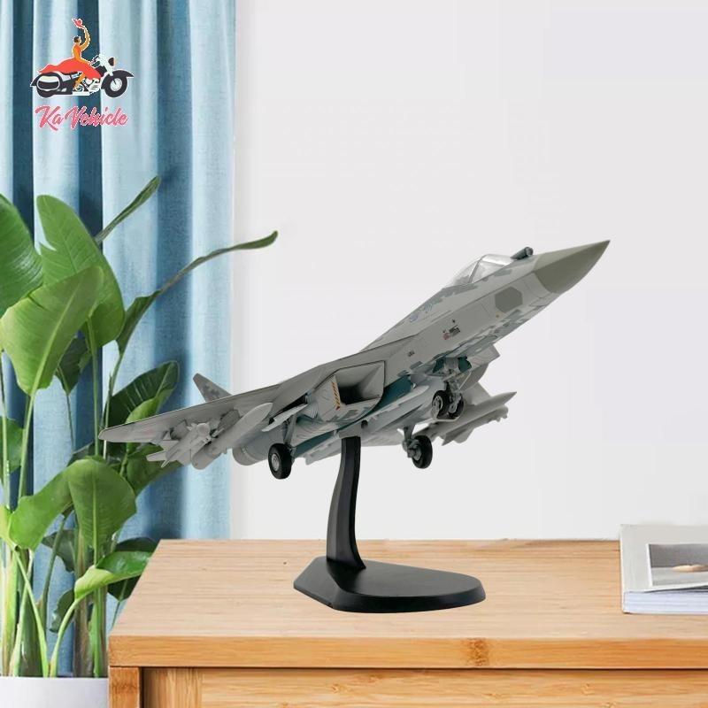 [Whstrong] SU-57 Diecast Model Alloy Fighter Jet Model เครื่องบินรุ่นเครื่องบินของเล่นสําหรับคอลเลกช