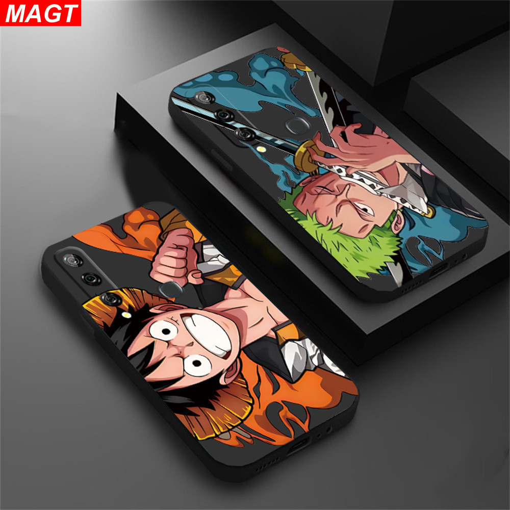 เคส Huawei P30 Lite Nova 5T Nova 3i Nova 7i Y6P Y7A Y6 Pro Y7 Pro 2019 Y9S ลูฟี่ โซโร การ์ตูน สร้างสรรค์ การออกแบบ เคสแม่เหล็ก