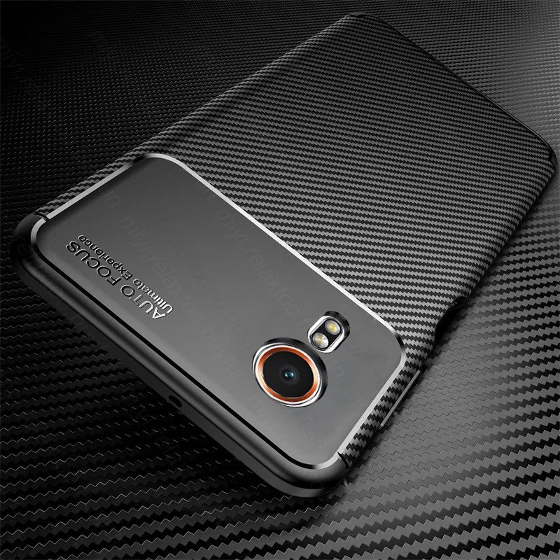 สําหรับ Samsung Galaxy Xcover 7 หรูหรา กันกระแทก เกราะ คาร์บอนไฟเบอร์ ไฮบริด แปรง เคส