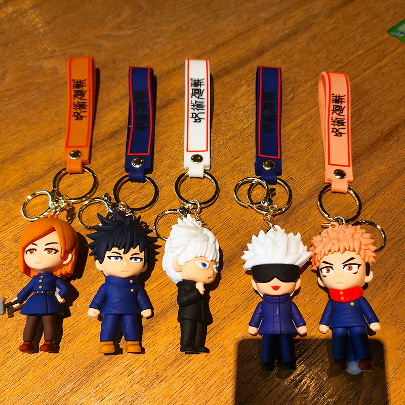 พวงกุญแจ จี้ตุ๊กตามหาเวทย์ผนึกมาร Gojo Ryomen Sukuna Kugisaki Nobara สําหรับตกแต่งกระเป๋า