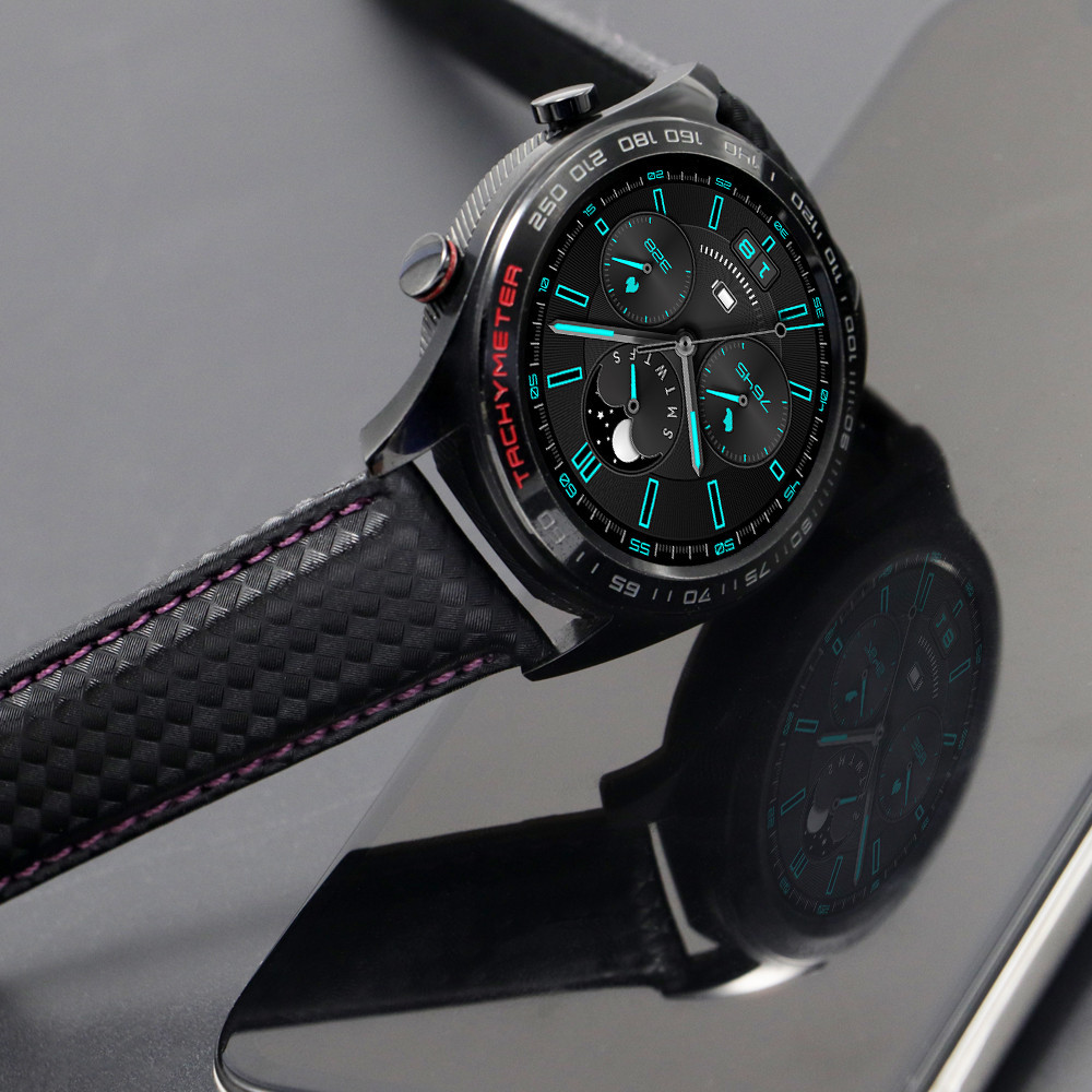 สายนาฬิกาข้อมือหนัง คาร์บอนไฟเบอร์ ปลดเร็ว 20 มม. 22 มม. สําหรับ Samsung Watch 3 41 45 มม. Galaxy Watch 42 มม. 46 มม. Active 2 40 มม. 44 มม. Amazfit GTR 42 มม.