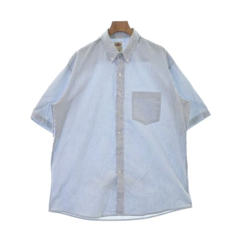 Dickies I Shirt stripe White blue Direct from Japan Secondhand