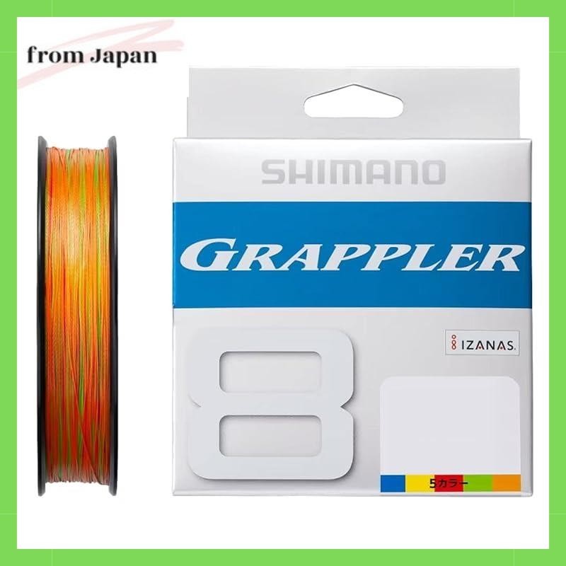 Shimano (SHIMANO) Grappler 8 PE 200m LD-A61U 5 colors (5 colors x 10m) 0.8