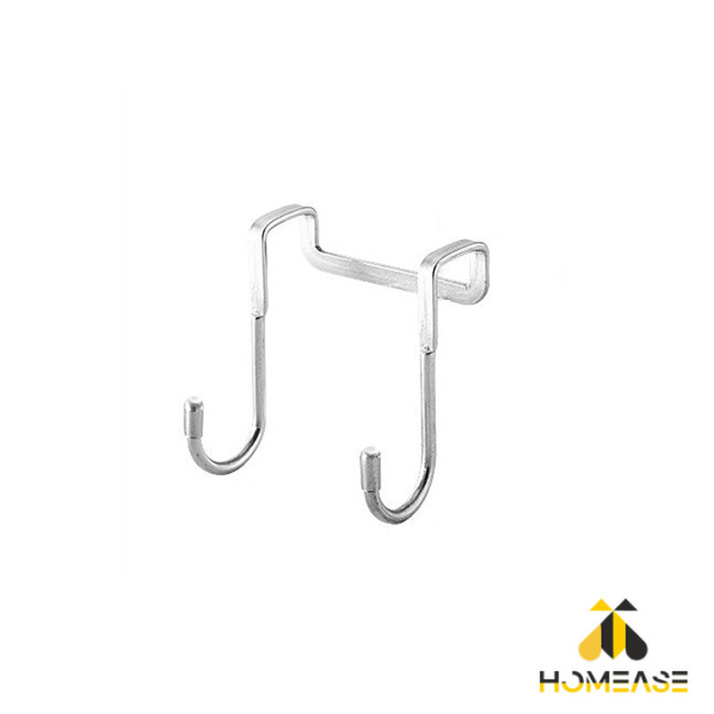 HA ตะขอสแตนเลสแบบคู่ S เหมาะแขวนเพิ่มที่ประตูตู้ผ้า