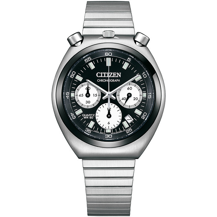 [Authentic★Direct from Japan] CITIZEN AN3660-81E Unused RECORD LABEL Quartz Crystal glass Black Men Wrist watch นาฬิกาข้อมือ