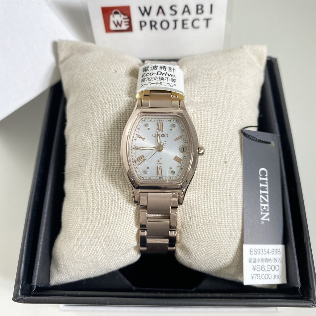 [Authentic★Direct from Japan] CITIZEN ES9354-69B Unused xC Eco Drive Pearl white Sapphire glass Women Wrist watch นาฬิกาข้อมือ