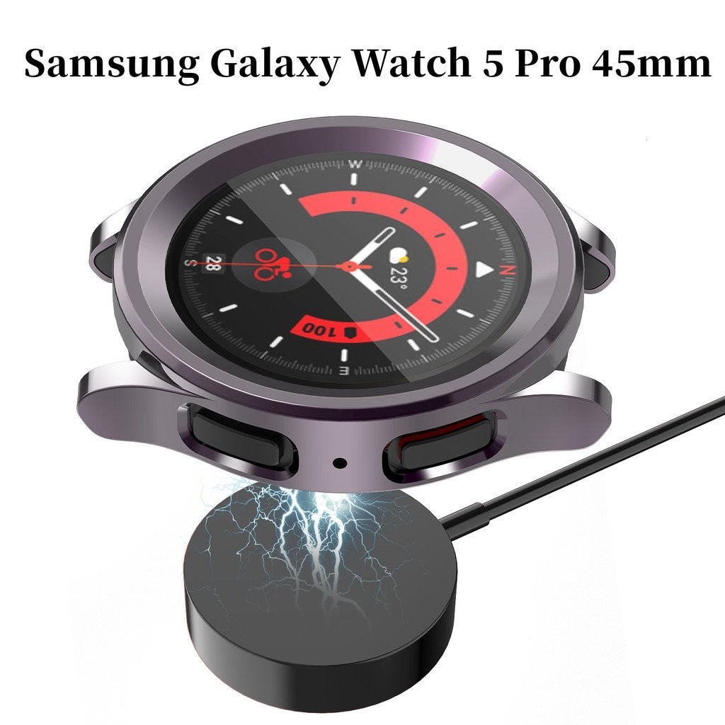 เคสป้องกันหน้าจอ TPU แบบนิ่ม สําหรับ Samsung Galaxy Watch 5 Pro 45 มม. Samsung Galaxy Watch 5 Pro