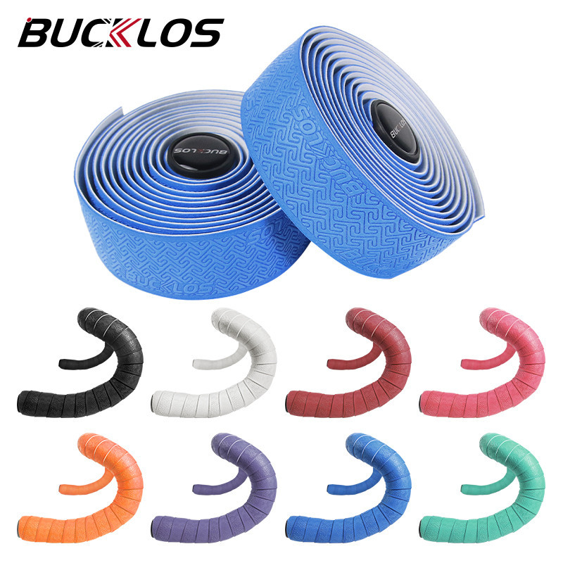 BUCKLOS เทปกันลื่นจักรยาน แฮนจักรยาน ผ้าพันแฮนด์ สำหรับ สายรัดอุปกรณ์ฟิซี่ PU EVA ตัดเป็นแผ่น เข็มขัด อุปกรณ์เสริมปั่นจักรยาน