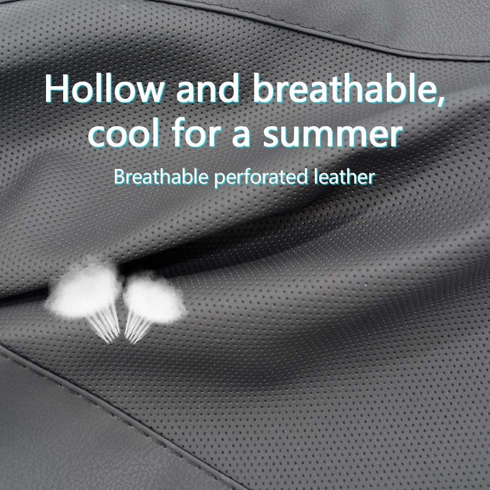 Toyota GR กีฬารถคอ Headrest หมอน Rest หัว Nappa เบาะหนังรถ Breathable Lumbar Support หมอนสําหรับ Gazoo Racing Vios Wigo Raize Veloz Fortuner Yaris Ativ Cross - รูปที่ 6