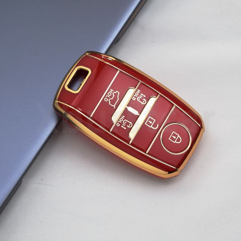 5 ปุ่ม TPU ฝาครอบกุญแจสําหรับ KIA Sedona 2020 Sorento Grand Carnival 2015 2016 2017 2018 2019 ผู้ถือกุญแจรถพวงกุญแจเชลล์ - รูปที่ 7