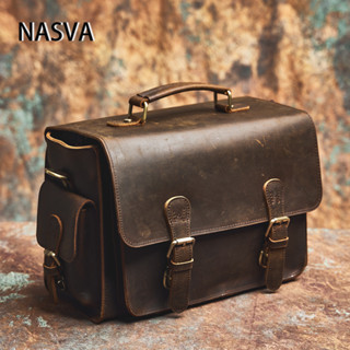 นาสวา ของแท้หนัง เอสแอลอาร์ กระเป๋ากล้องย้อนยุคผู้ชายกระเป๋า…