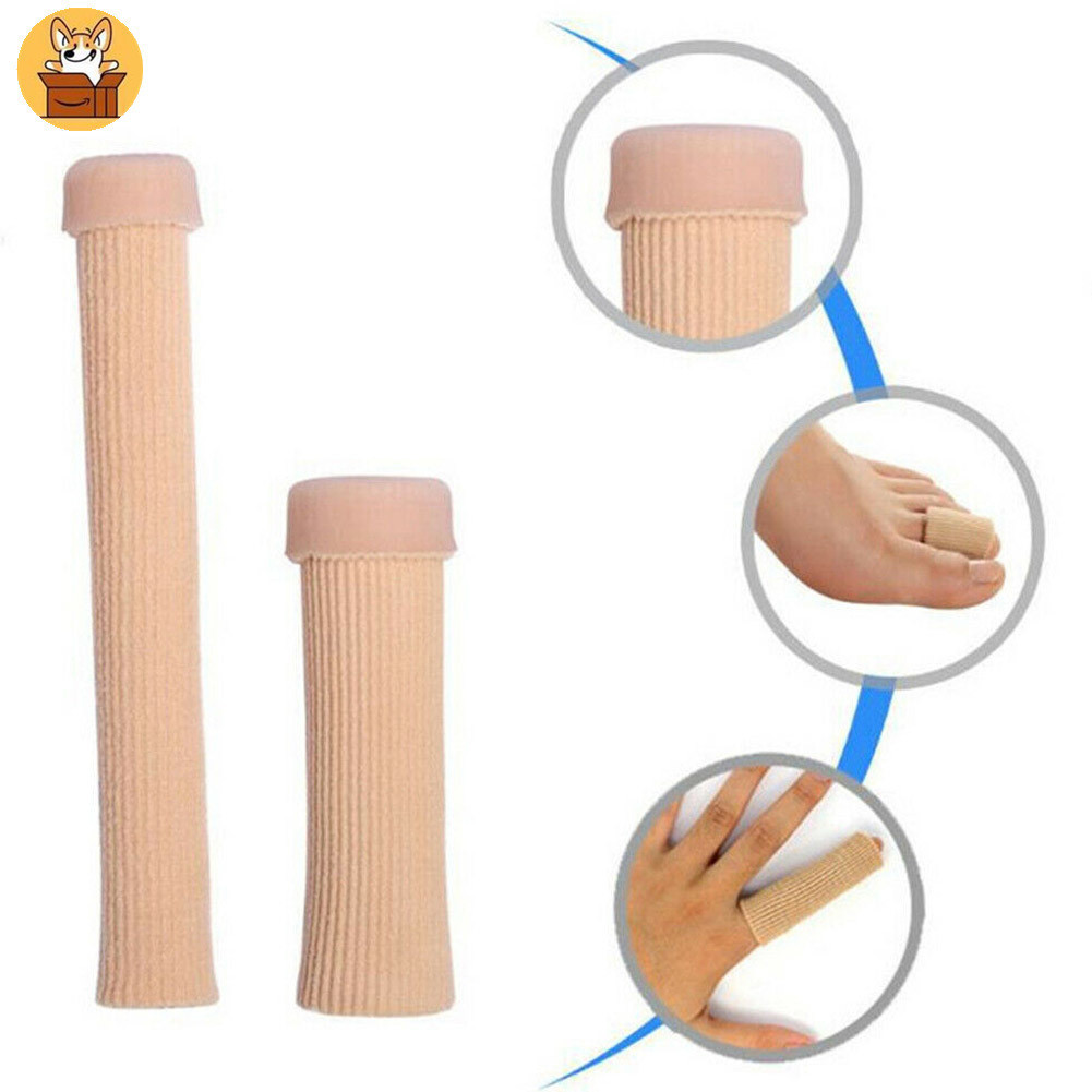 Am-az1pcผ้าFinger Toe Protectorแยกหลอดเท้าปวดมือบรรเทาผ้าพันแผลนุ่มเท้าดูแลเครื่องมือแคลลัสป้องกันเครื่องมือ
